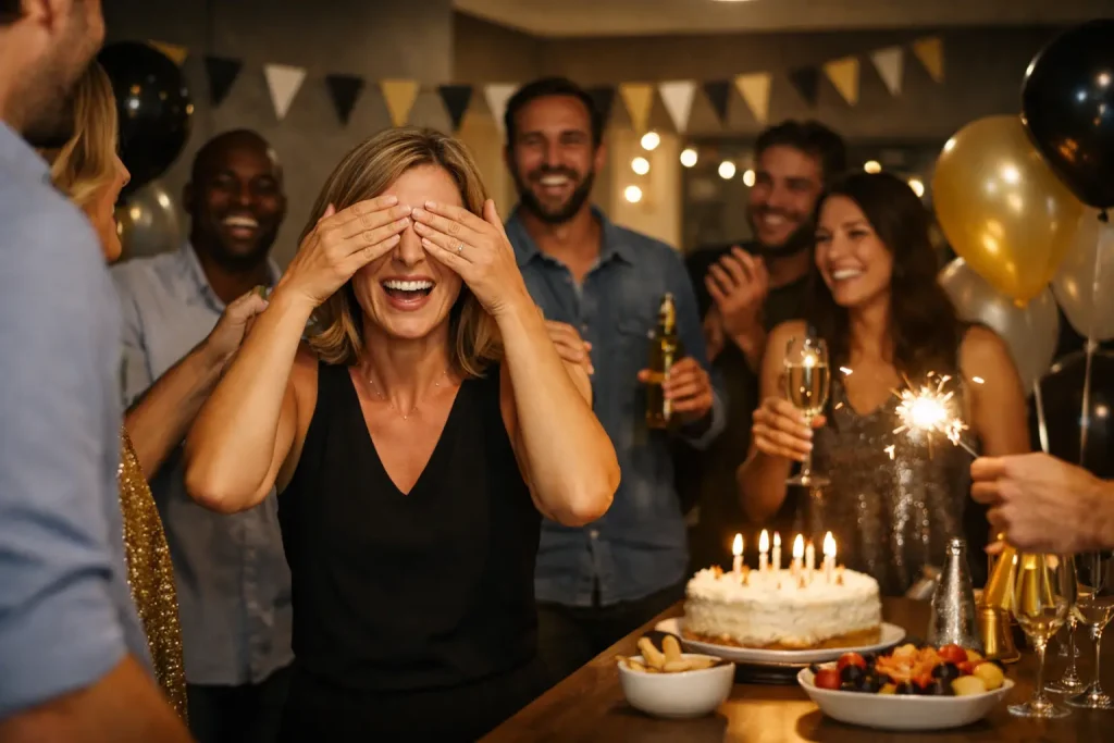 Festa surpresa para adultos: passo a passo