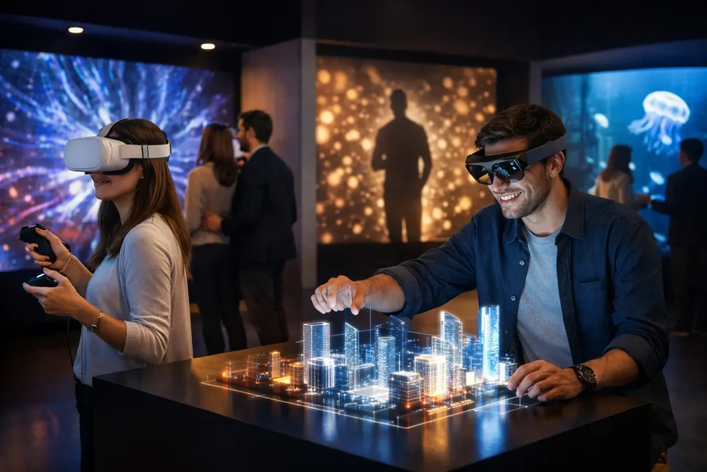 Tendências de experiências imersivas em eventos