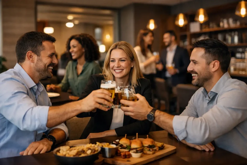Como organizar happy hour empresarial