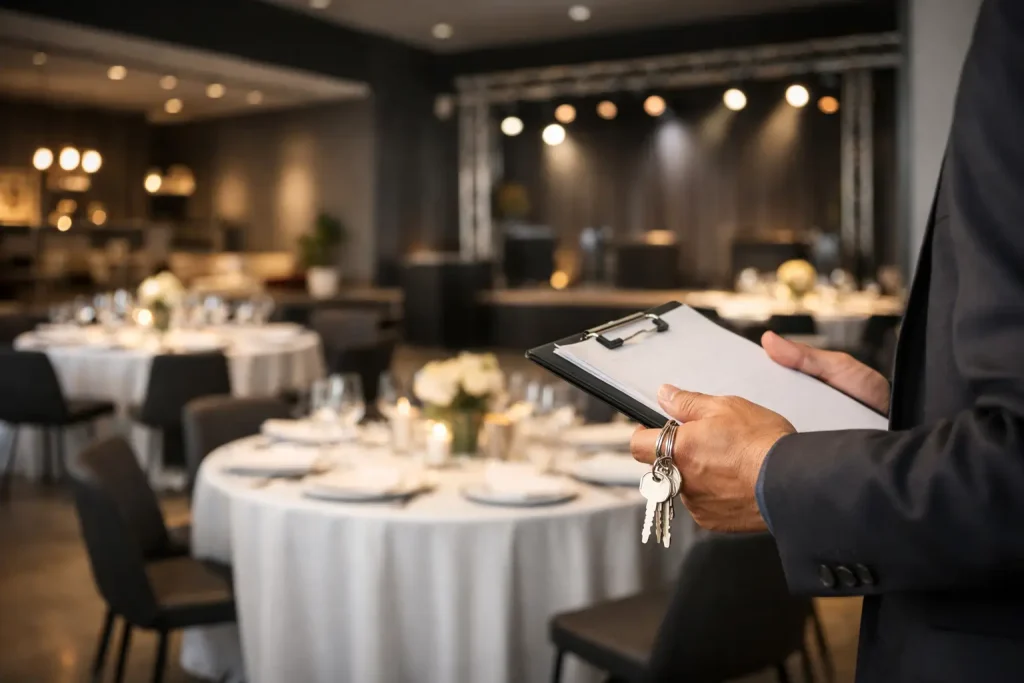 Locação de espaço para eventos sem erro