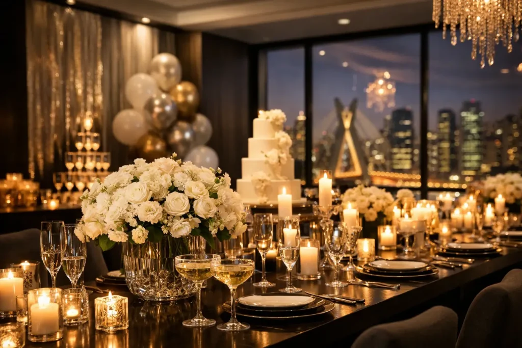 Festa de aniversário sofisticada em São Paulo 2026