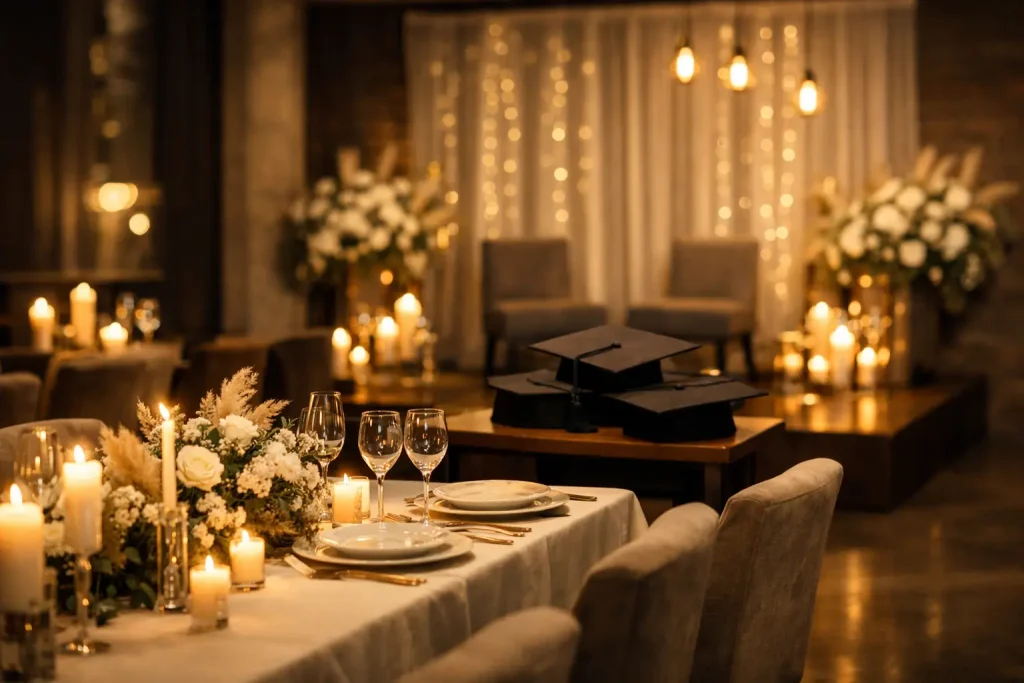 Melhores espaços para formatura intimista
