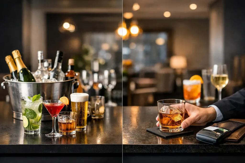 Open bar ou consumo individual: qual compensa?