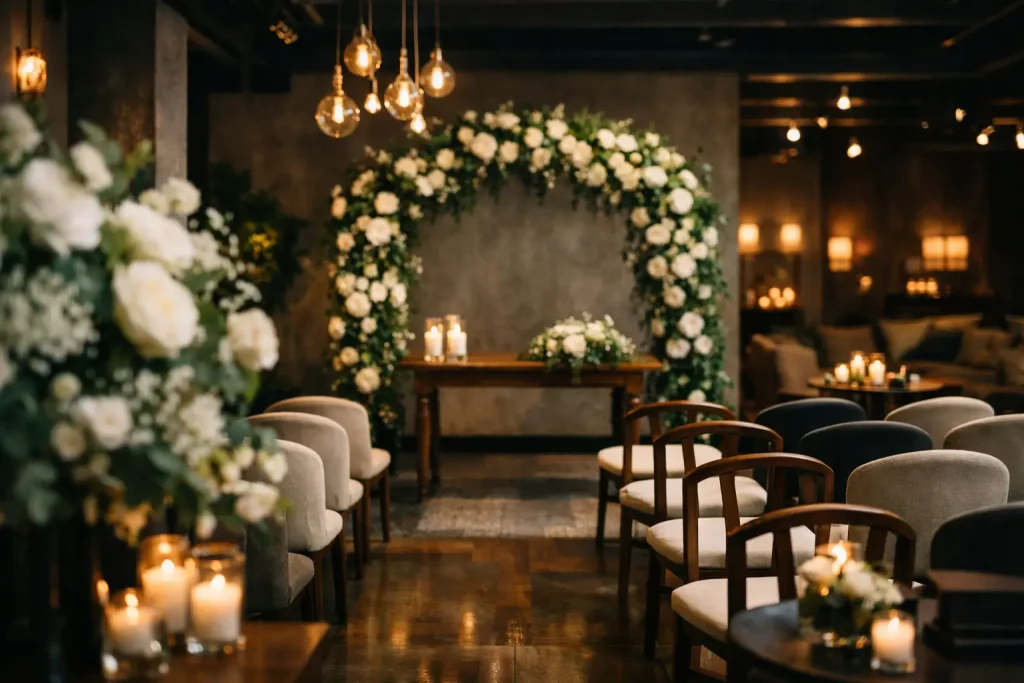 Como escolher casa para casamento urbano
