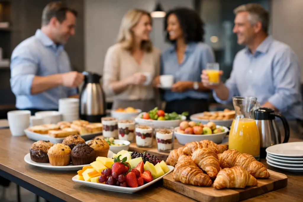 Café da manhã para minha equipe de trabalho