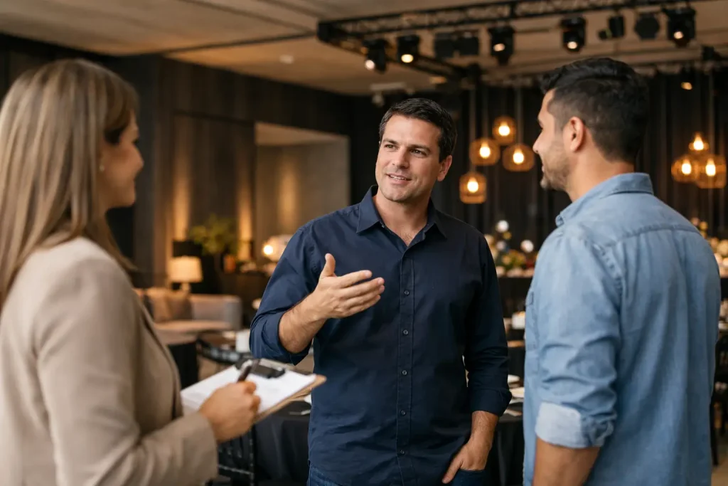 O que perguntar antes de assinar o espaço do evento