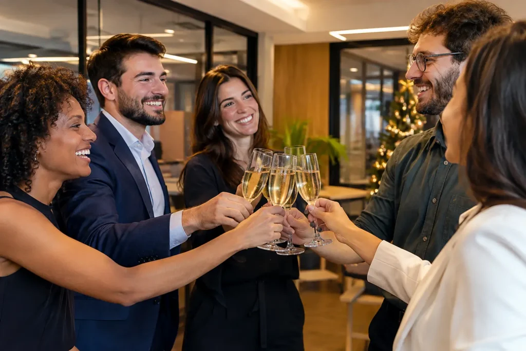 Confraternização de fim de ano em Pinheiros
