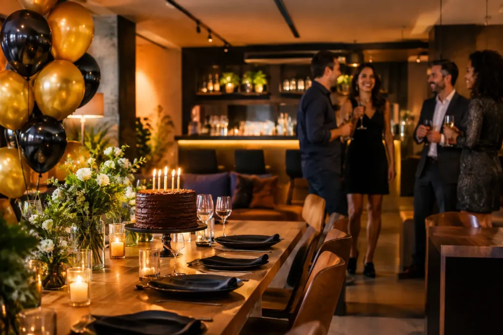 Espaço para aniversário de 40 anos em São Paulo