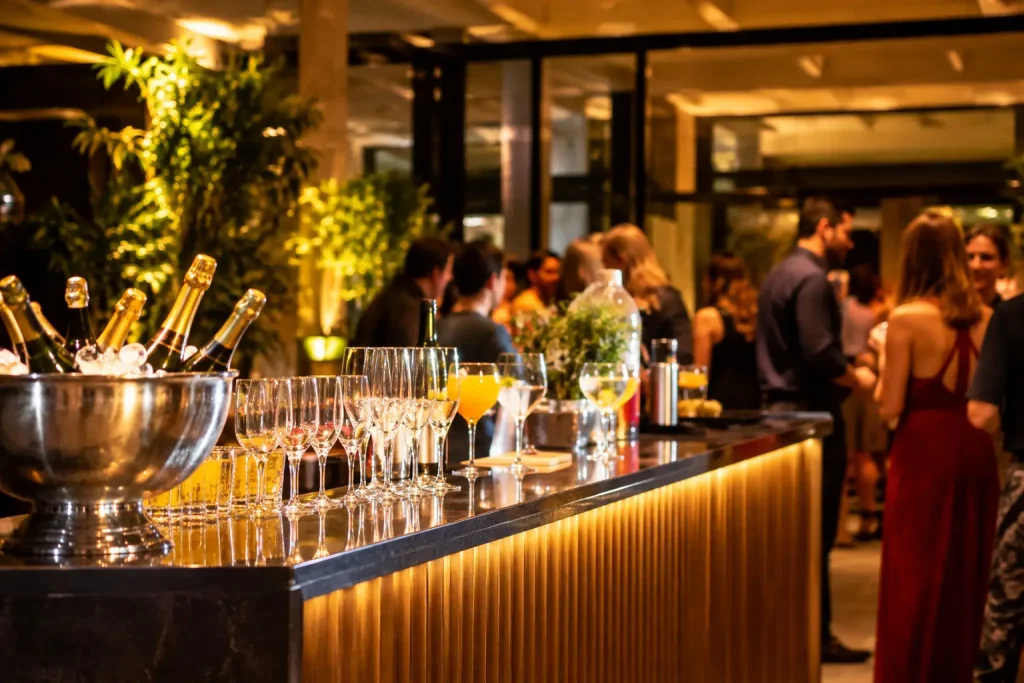 Espaço para festa de fim de ano com open bar SP