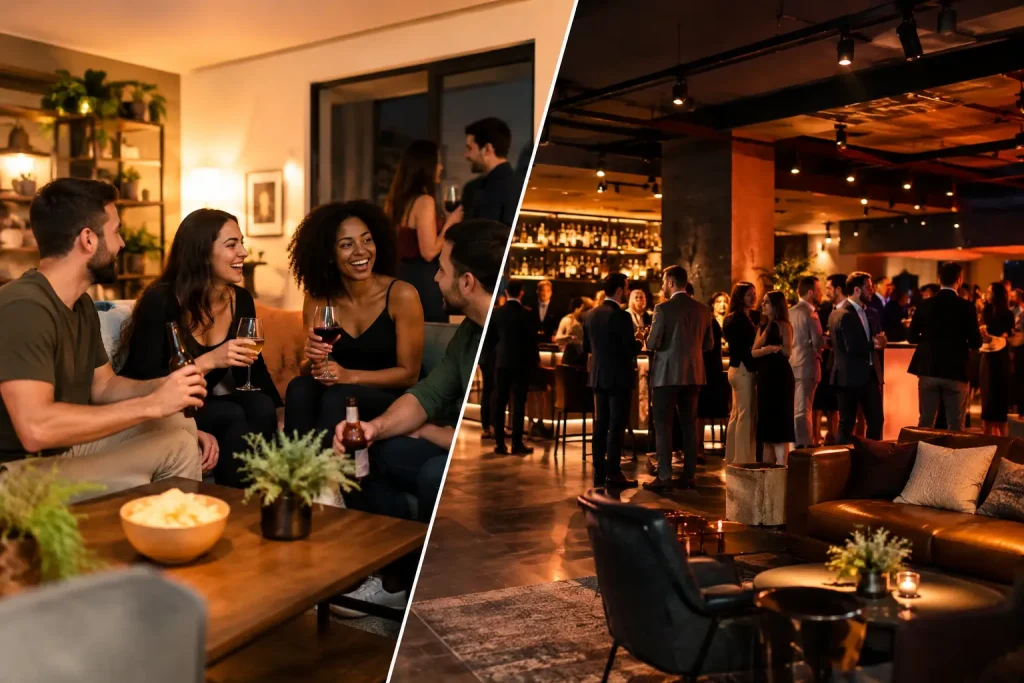 Festa em casa versus salão: qual vale mais?