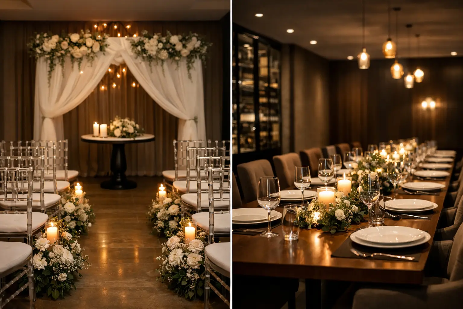 Mini wedding ou restaurante reservado: qual escolher?